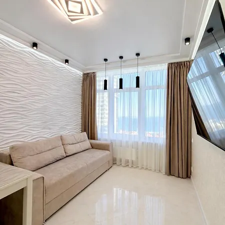 45 Pearl 1-bedrooms Sea View 13th Floor Apartment Odessa