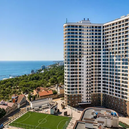 45 Pearl 1-bedrooms Sea View 13th Floor Apartment Odessa